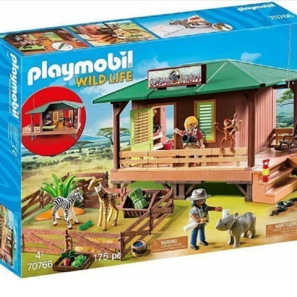Playmobil Wildlife Ranger Station Set